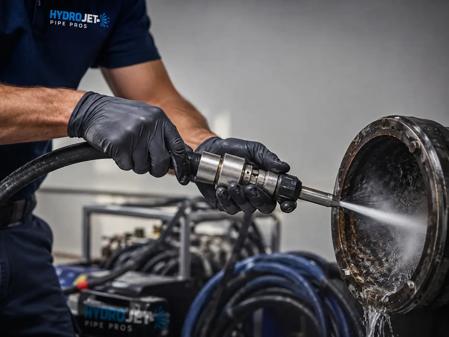 Hydro Jet Pipe Descaling in Montana